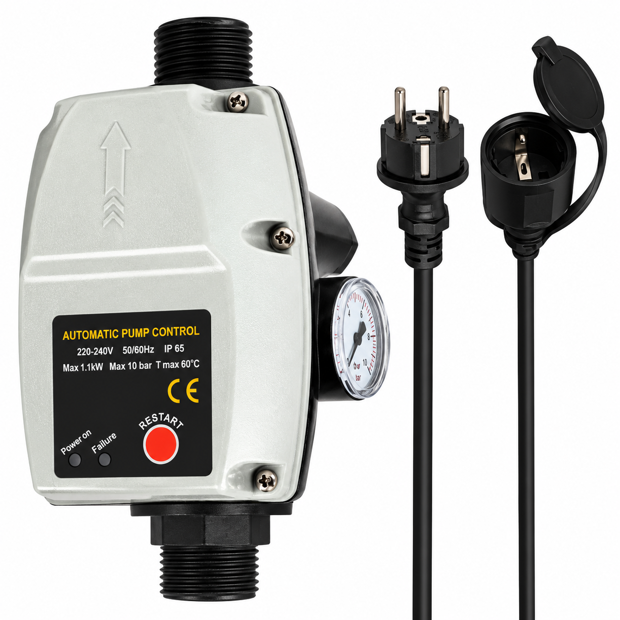 HAPPY Pressostat Auto Pump + Cable EPC4 HAP-EPC4-AUTO – Accessoire pompage | SQES Tunisie