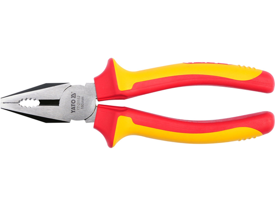 Pince Universelle VDE YATO YT-21152 — 180mm 1000V 3en1 Préhension Coupe Dénudage