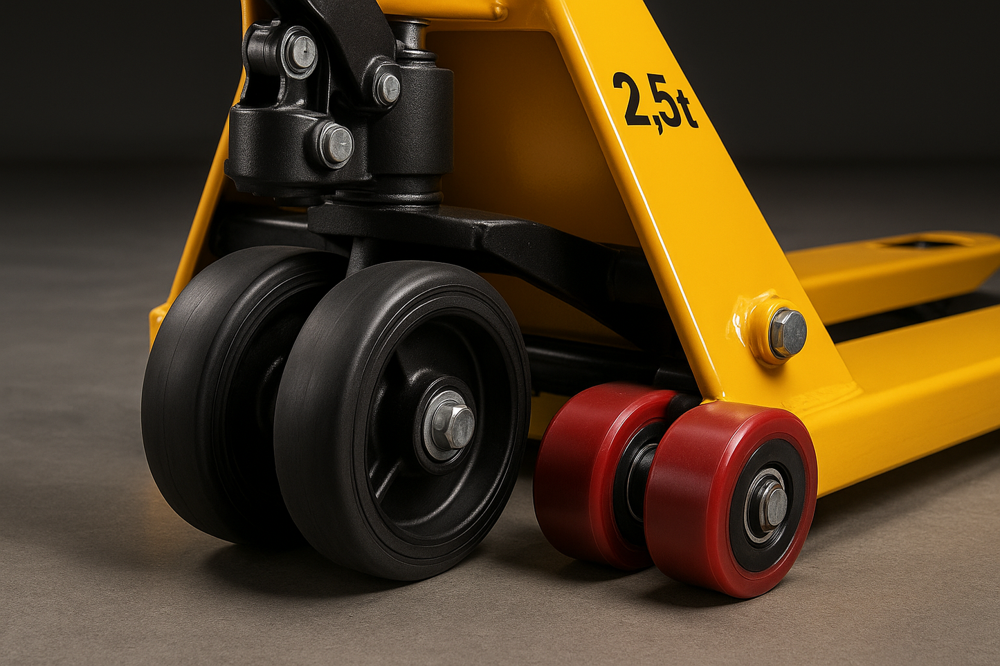 Transpalette 2.5T ROU D180 - Détails roues