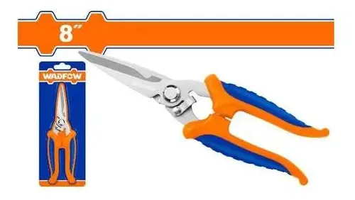 Ciseau Électricien Inox 8" 200mm Lame Dentée WADFOW