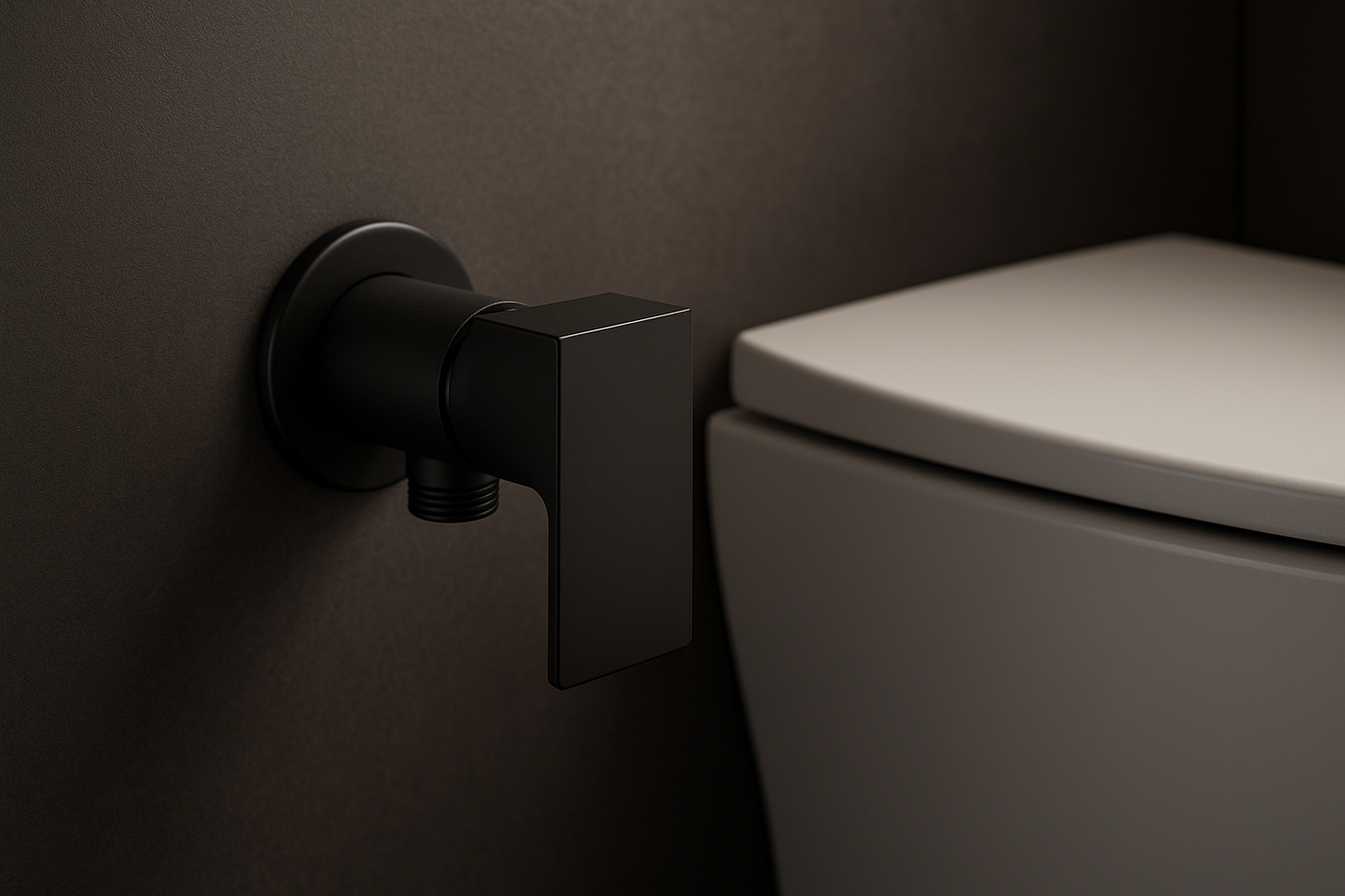 Robinet Toilette FRAMO E200 Noir - Image Shopify