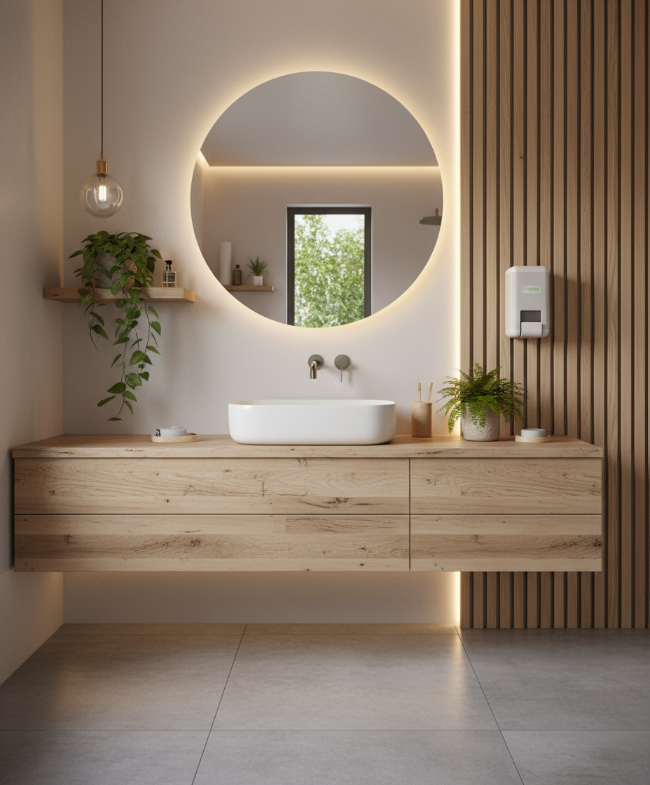 LOSDI Distributeur de Savon Liquide 1L Blanc - Gamme ECO-LUXE CJ-3003-B