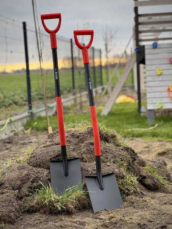 Pelle Plate Acier 1050Mn Manche DY 120cm Poignée Ergonomique YATO