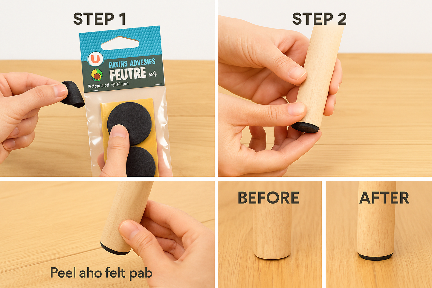 Instructions d'application