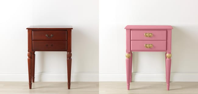 Peinture à la Craie Rust-Oleum Chalky Finish 125ml - Patinage - Rose