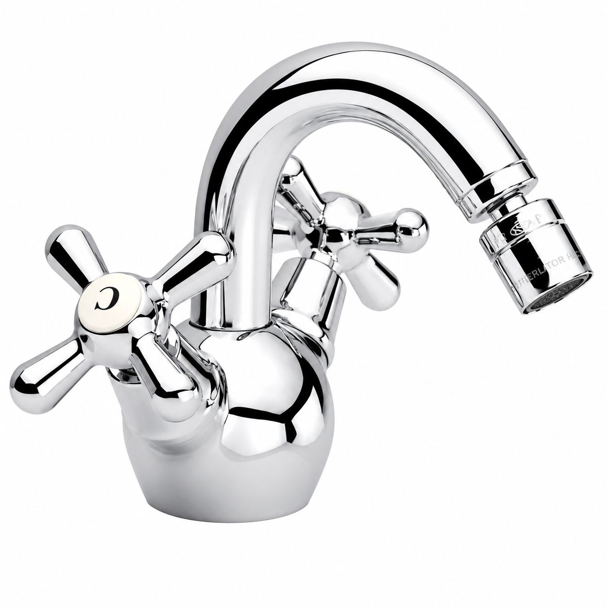 Mélangeur Bidet SOPAL Série Tabarka 04CSA04 — Laiton Cartouche Céramique 70 000 Cycles Bec Rotule Aérateur Intégré Chromé NF EN ISO 1456 | SQES Tunisie