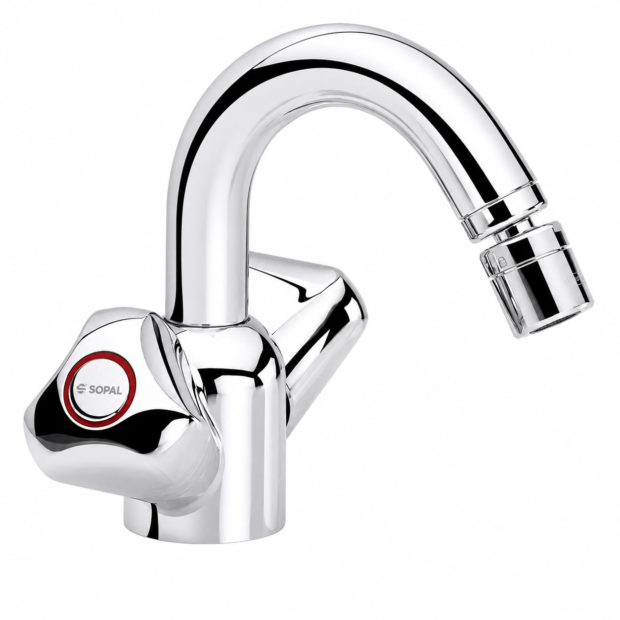 Mélangeur Bidet SOPAL Série Tozeur 0452A04 — Laiton Cartouche Céramique 70 000 Cycles Bec Rotule Aérateur Chromé Garantie 5 Ans | SQES Tunisie