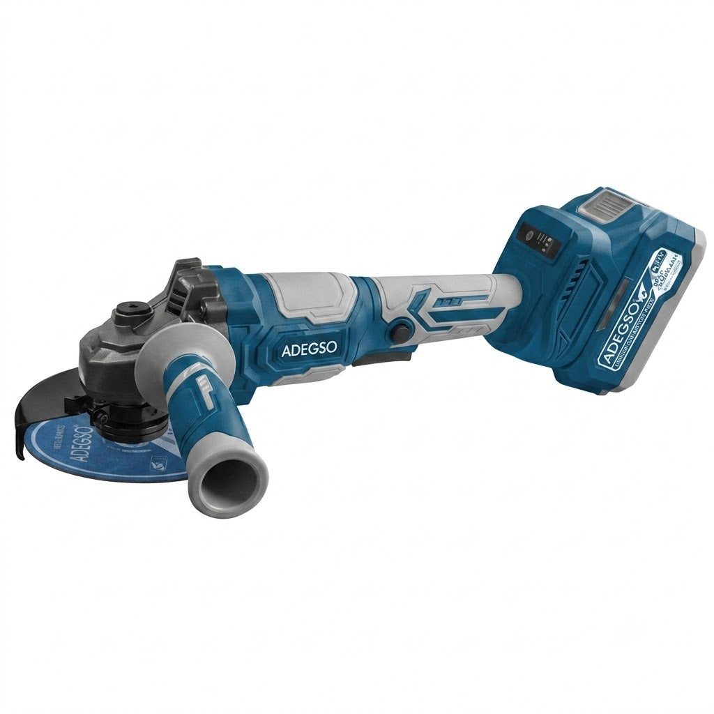 Meuleuse d'angle brushless ADEGSO AD-40355 21 V 115 mm avec 2 batteries | SQES Tunisie