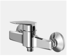 Mitigeur douche extérieur chrome FRAMO C200 raccord 1/2" – anti-corrosion, résistant UV et intempéries, idéal piscine jardin terrasse, fabrication italienne