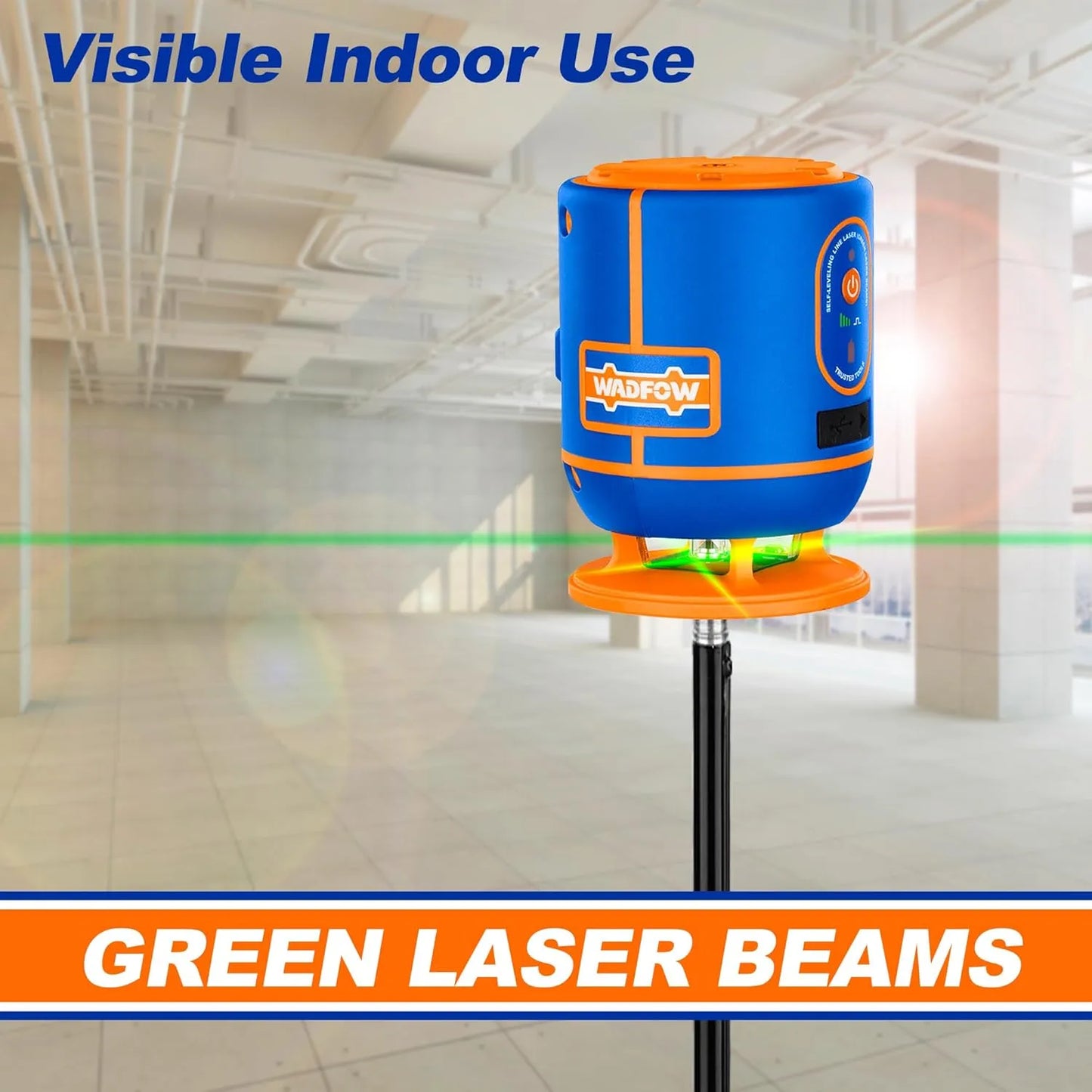 NIVEAU LASER 30M 4 LIGNES - SQES