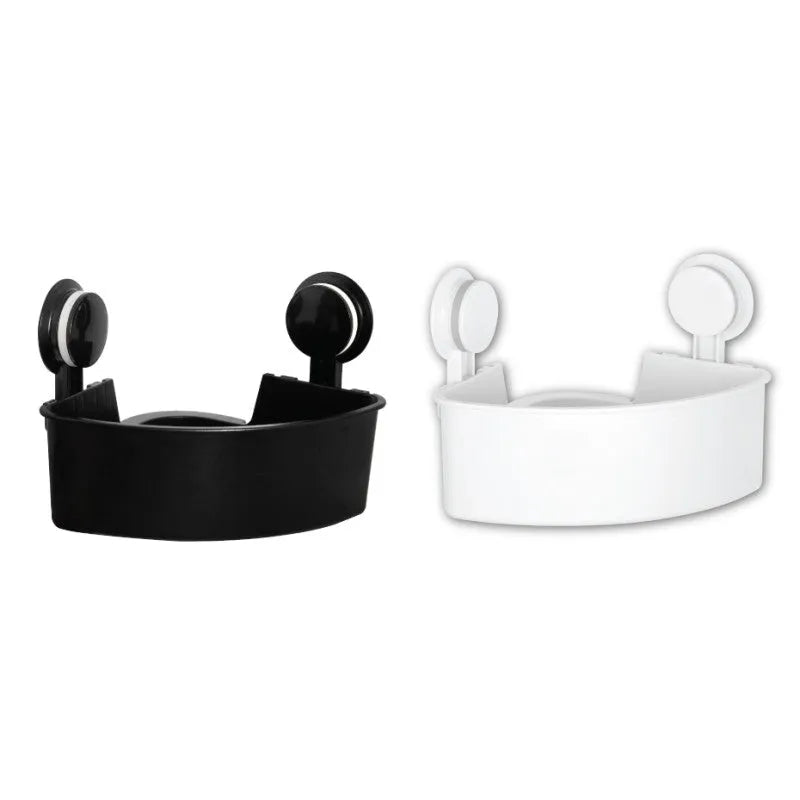 Etagère Douche d'Angle Ventouse sans Perçage - BLANC - SQES