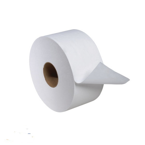 Papier Essuie-mains blanc hygiénique Jumbo M70 – Lot de 12 Rouleaux - SQES
