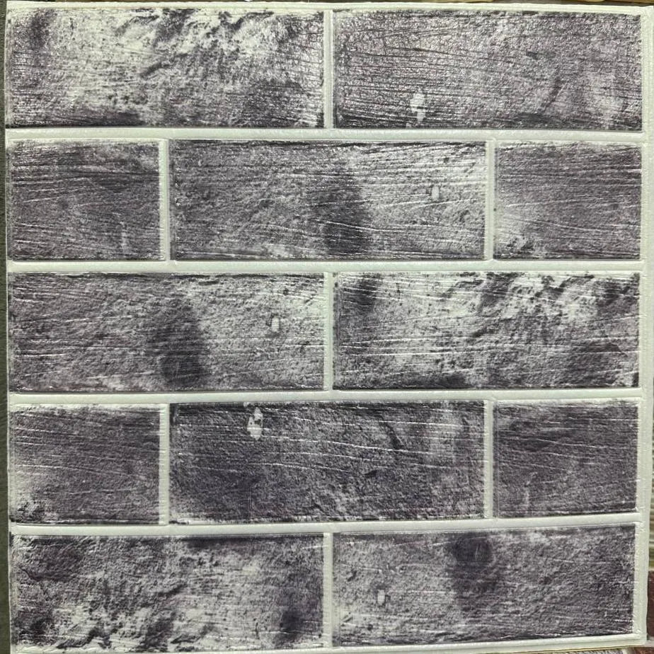 Lot de 10 Panneaux Mural Adhésif - Imitation pierre naturelle 3D - 35*35*0.8 cm (N°15) - SQES
