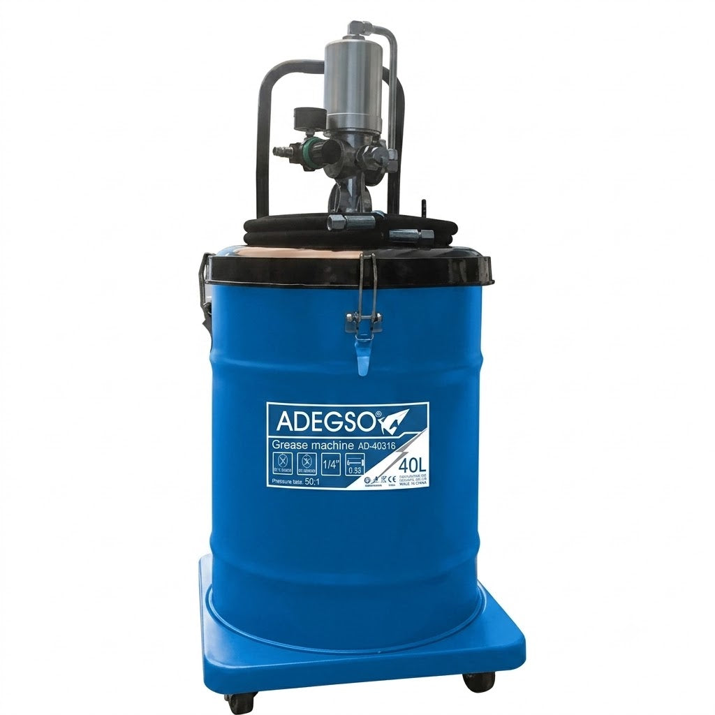 Pompe à graisse pneumatique 40 litres ADEGSO AD-40318 — Grease Machine 50:1 Réf. AD-40318 | SQES Tunisie