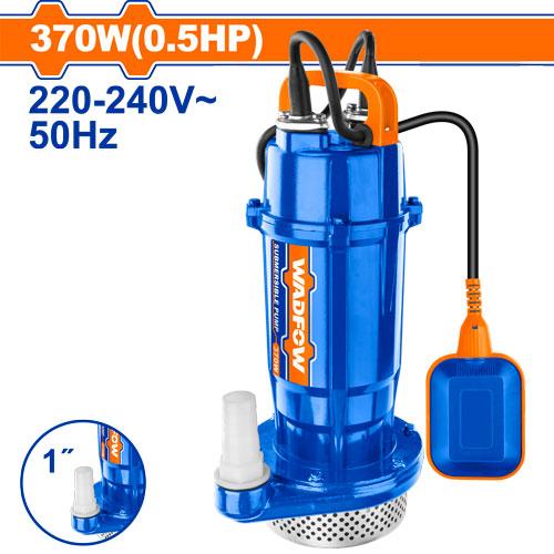 Pompe vide-cave WADFOW WWPQA01 370 W pour eaux claires, flotteur, protection thermique, câble 9 m, débit max 90 L/min et HMT max 16 m. SQES Tunisie.