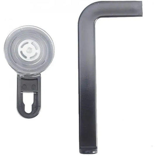 PORTE PAPIER TOILETTE VENTOUSE EN ABS NOIR EJIM - SQES