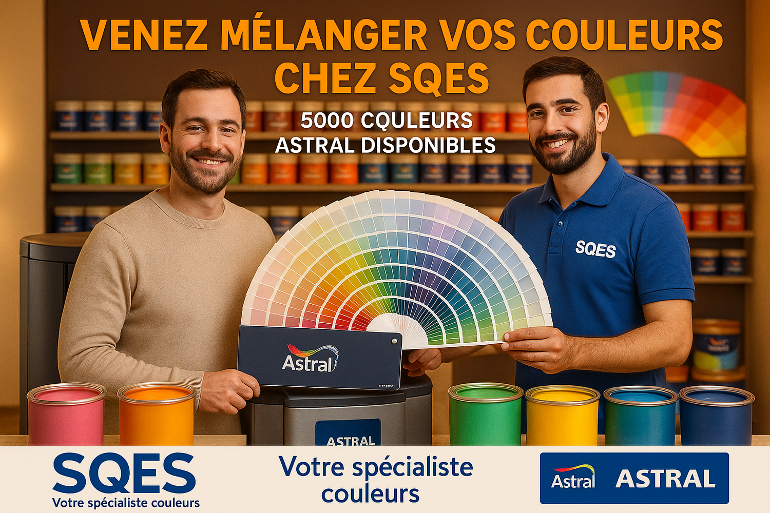 Publicité Mélange Couleurs SQES