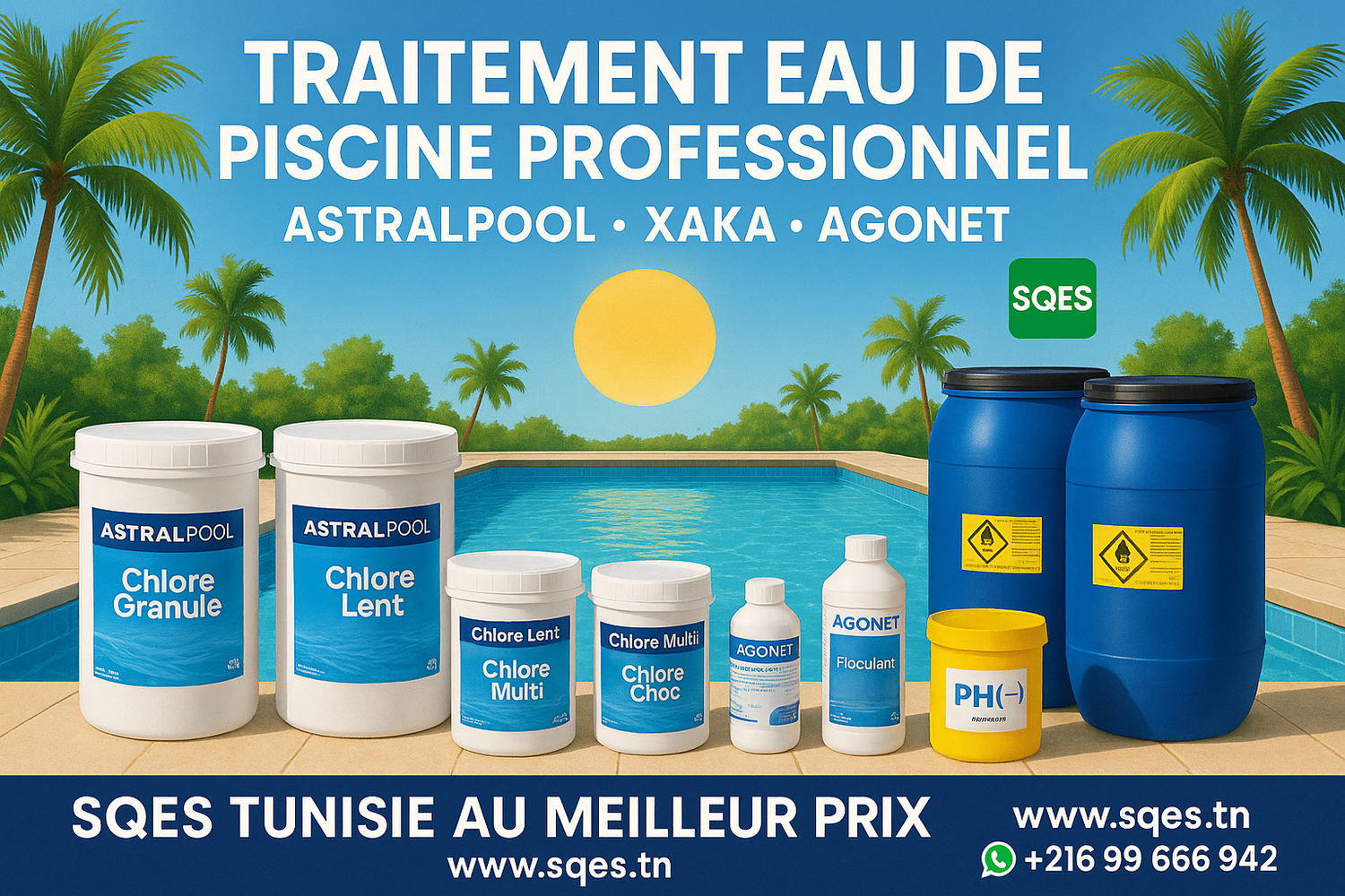 Publicité Traitement Eau Piscine