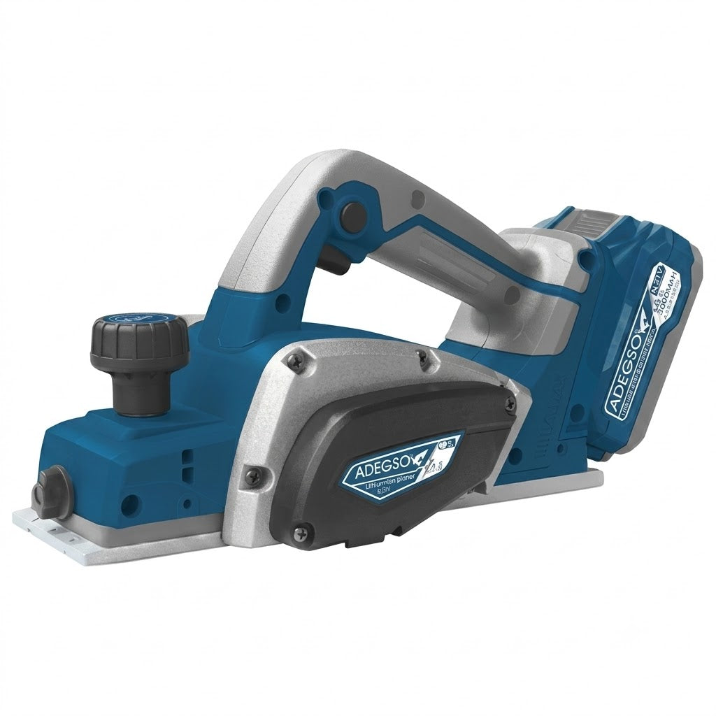 Rabot électrique brushless ADEGSO AD-40270 21 V 82 mm avec 2 batteries | SQES Tunisie