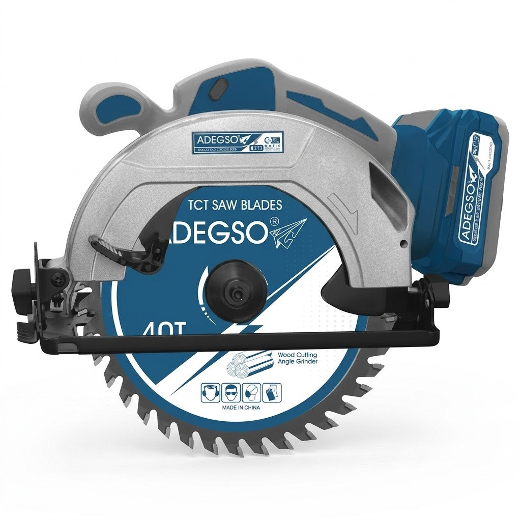 Scie circulaire brushless ADEGSO AD-40230 21 V 185 mm avec 2 batteries | SQES Tunisie