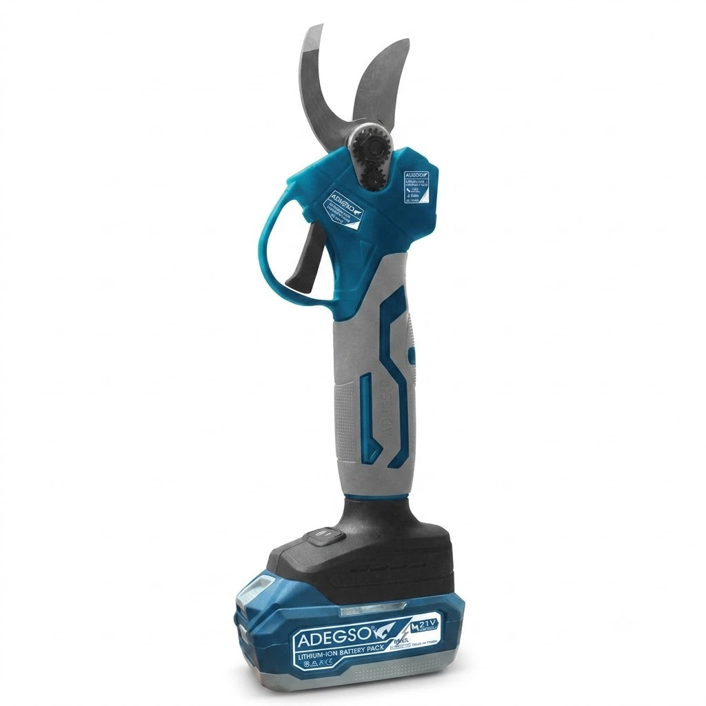 Sécateur électrique brushless ADEGSO AD-40098 21 V coupe 25 mm avec 2 batteries | SQES Tunisie