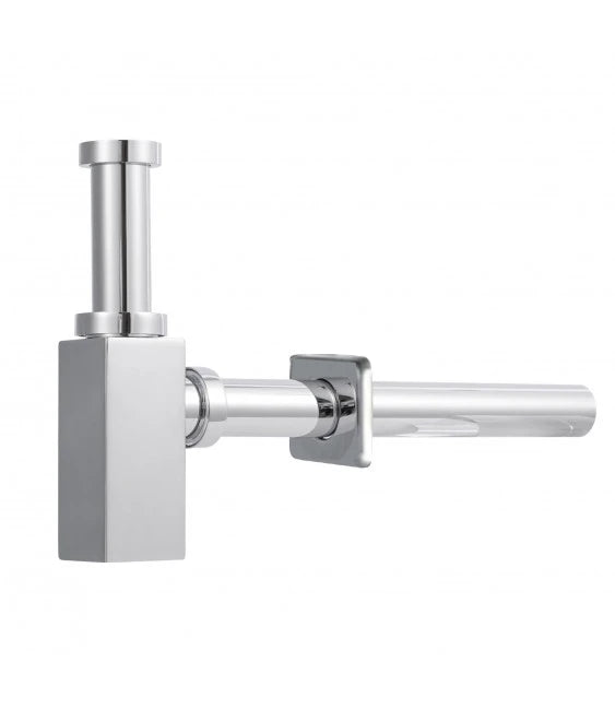 Siphon Lavabo Laiton Carré Chrome 3020 Fabia