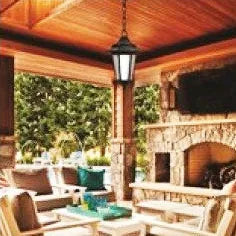 SUSPENSION JARDIN - E27 - NOIR - IP44 - BEGONYA - HOROZ ELECTRIC - SQES