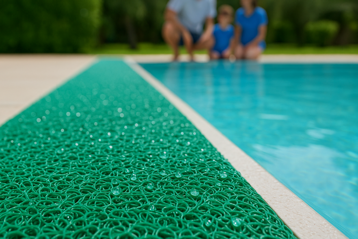 Tapis antidérapant piscine - détails texture