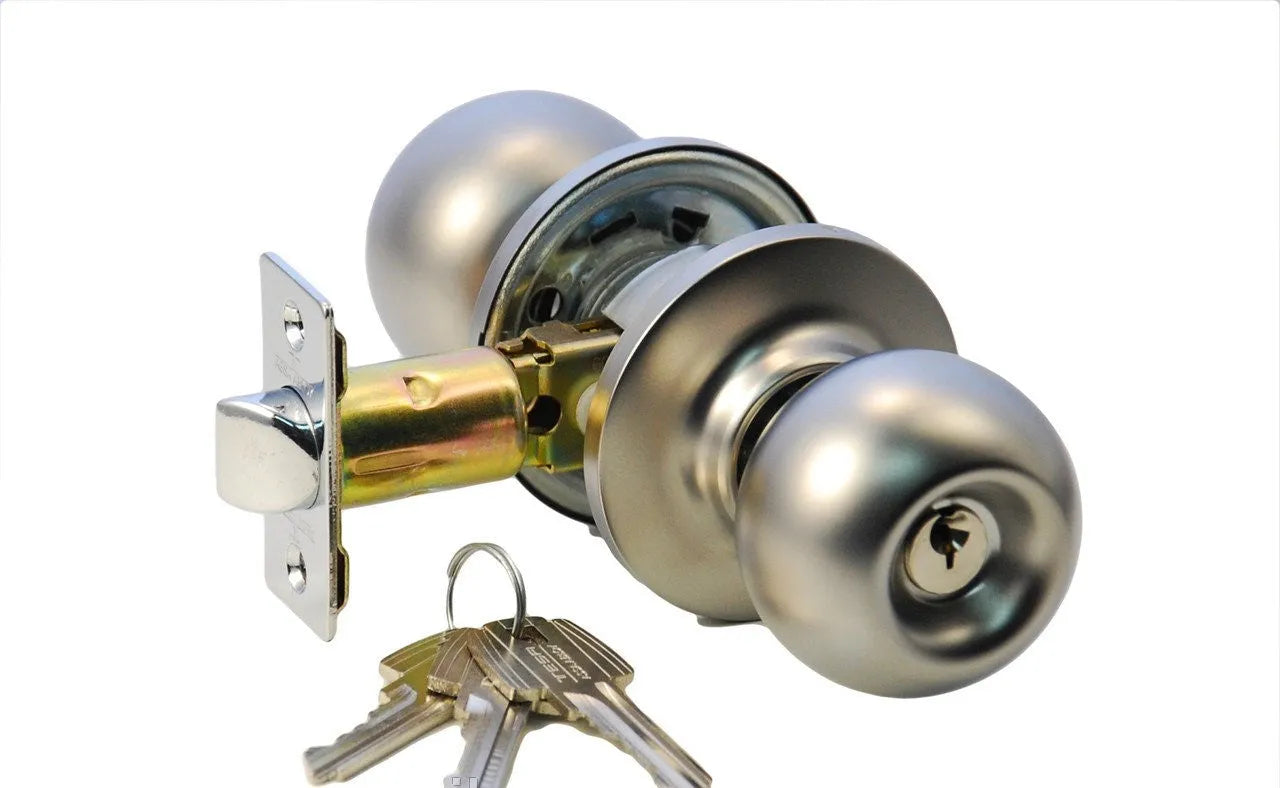 Poignée De Porte - Serrure tubulaire - Verrouillage par clés - - SQES