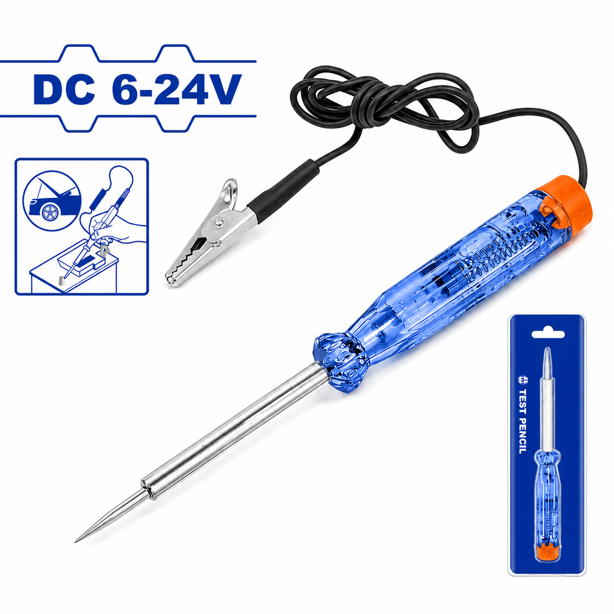 Testeur Circuit Automobile WADFOW WTP414501 12V Détection Tension Diagnostic Électrique | SQES Tunisie