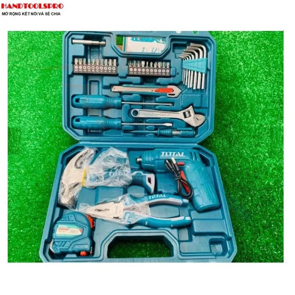 Visseuse sans fil - Valise bricolage - 38 Outils - SQES