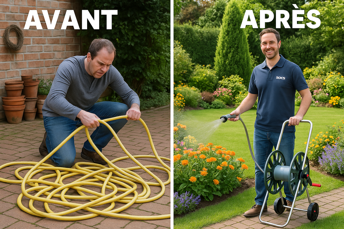 Transformation jardin - Chaos vs Organisation