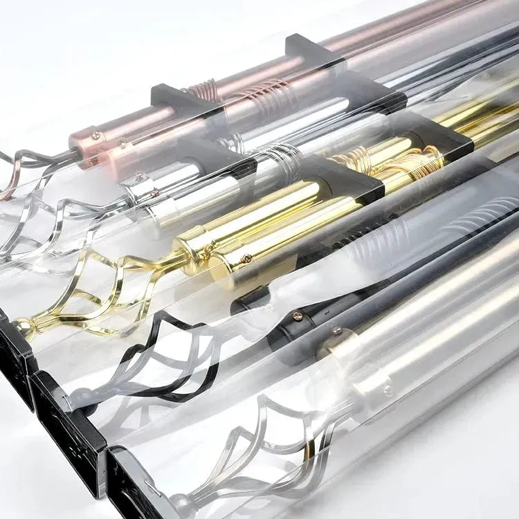 Tringle Extensible pour Rideau en Acier – Ø25 mm - Noir - SQES