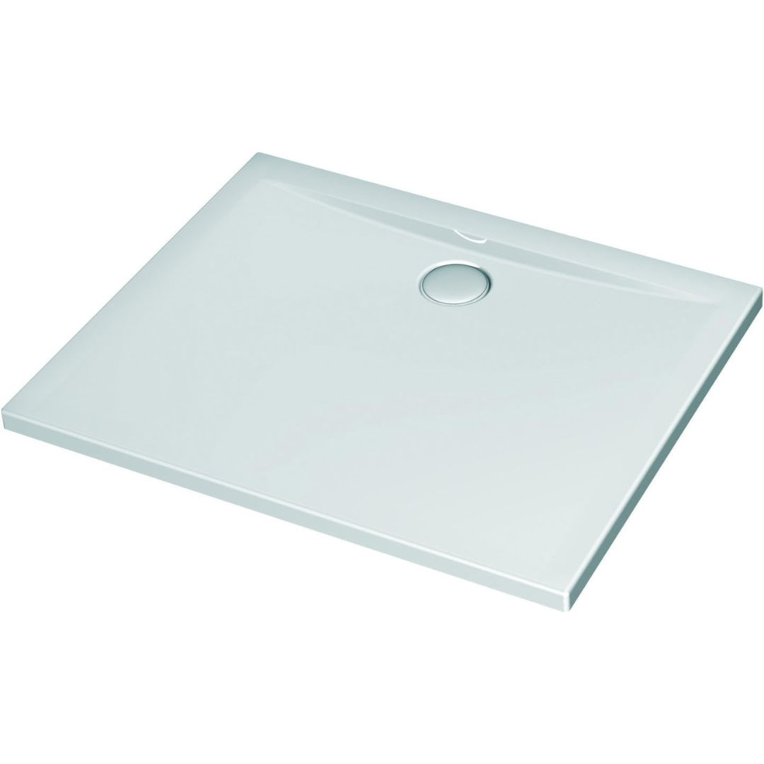 Receveur de douche rectangulaire ultra plat 100x70cm Blanc - DURA
