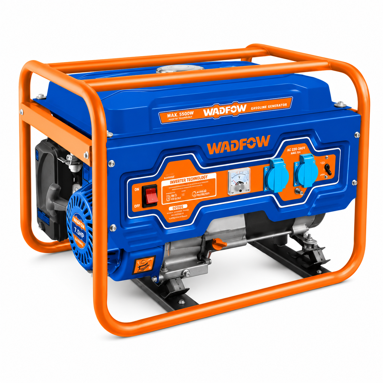 Générateur 1200W à Lance WADFOW WGEAA02 — Groupe Électrogène Essence Portable Compact Chantier Secours Électrique | SQES Tunisie