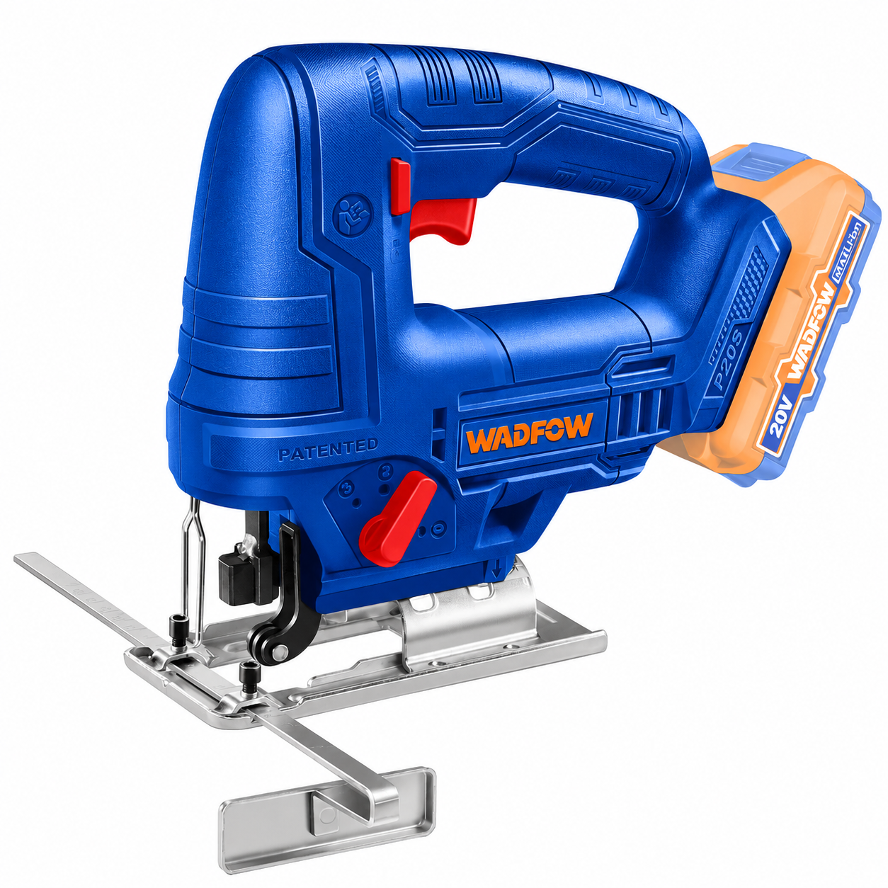 Scie Sauteuse Sans Fil 20V WADFOW WLS1565 — Corps Seul Compatible Batterie 20V Coupe Bois Métal | SQES Tunisie