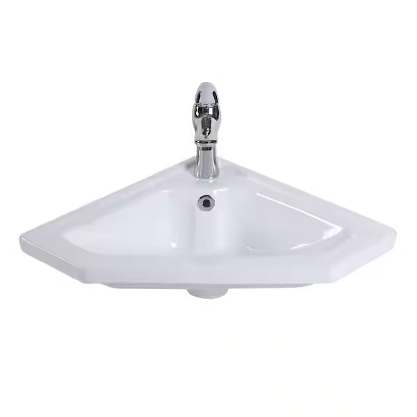 Plan vasque Acrylique Yaris Angle 46cm x 46cm - DURA
