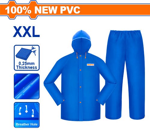 Ensemble Imperméable – Veste + Pantalon – PVC Haute Qualité – Tailles XL & XXL - SQES