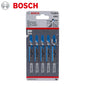 JEU DE 5 LAMES DE SCIE SAUTEUSE T118A - MÉTAL - BOSCH - SQES