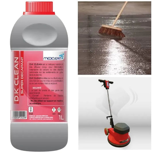 DK CLEAN 1L - Super décapant pour sol MEDI-CLEAN - SQES