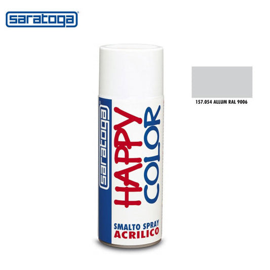 Peinture Spray Fluorescente ALUMINIUM 400ml Happy Color Saratoga