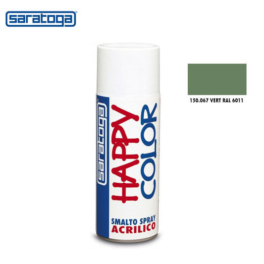 Peinture Spray VERT RAL6011 - 400ml - Saratoga