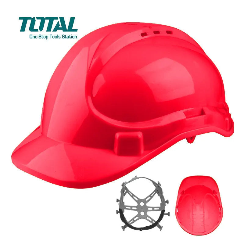 CASQUE DE PROTECTION - CASQUE DE TRAVAIL - Casque De Chantier ROUGE - SQES