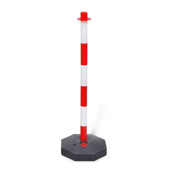 Poteau de signalisation - délimitation chaînes barrière de parking - 90 cm - SQES