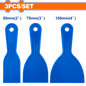 Jeu de 3 Spatules en Plastique WADFOW - 50mm, 75mm, 100mm