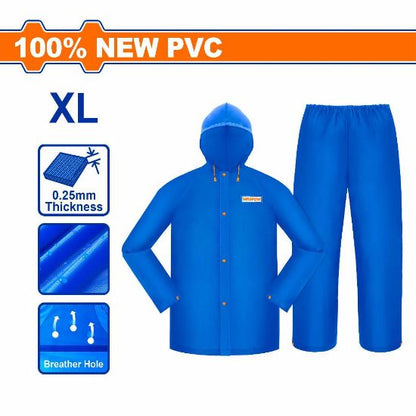 Ensemble Imperméable – Veste + Pantalon – PVC Haute Qualité – Tailles XL & XXL - SQES