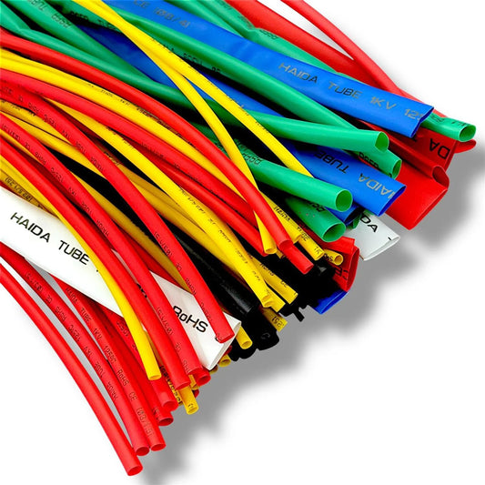 Coffret Gaines Thermorétractables 385 Pièces - Kit Isolation Électrique 600V 1-12mm