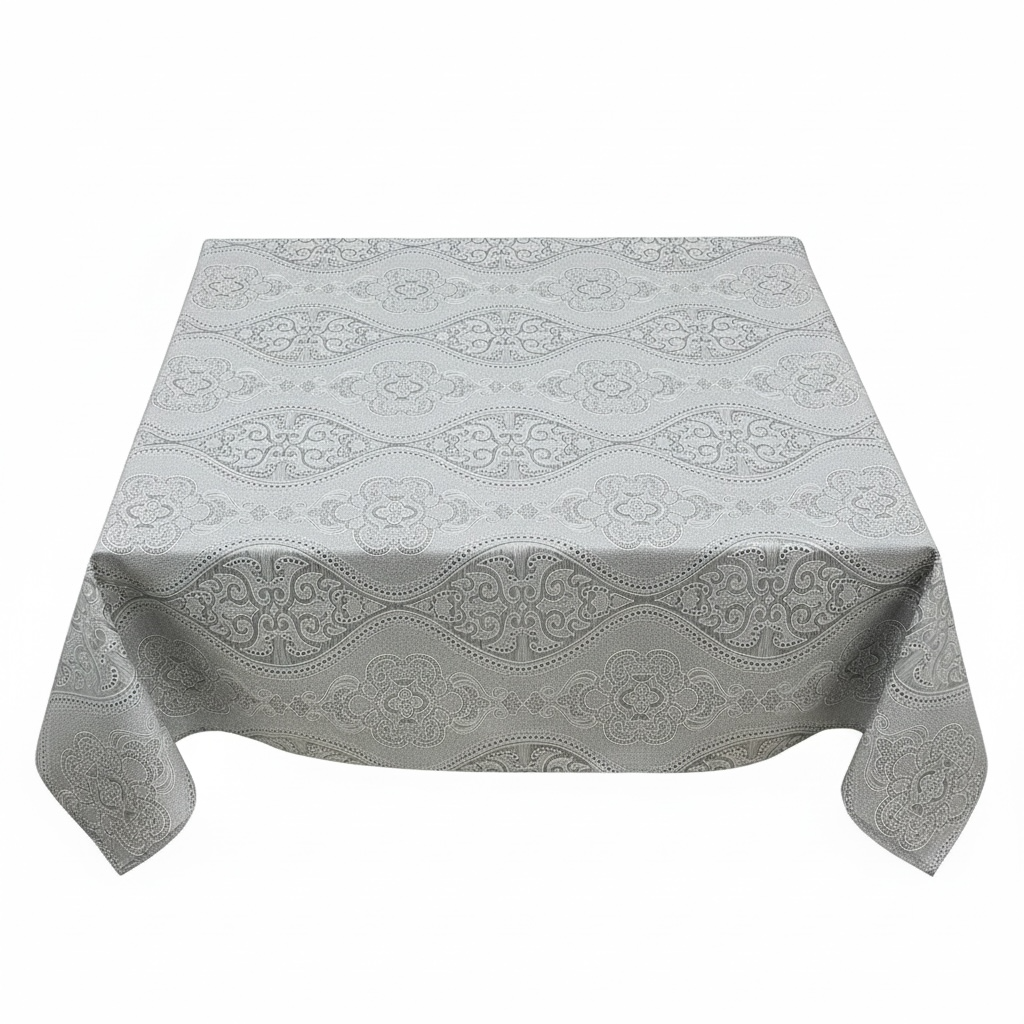 Nappe de Table Verte 1,4m x 2m - Décoration Cuisine Élégante