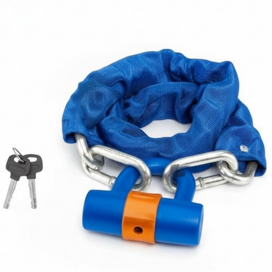 WADFOW Antivol vélo 9×900 WBK4194, chaîne acier A3 Ø 9,4 mm, 900 mm