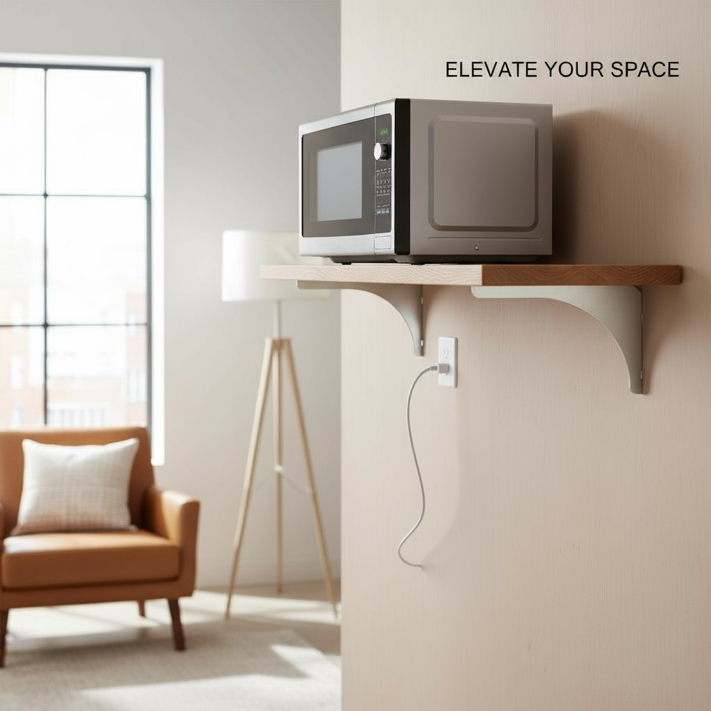 Support étagère inox (2pcs)